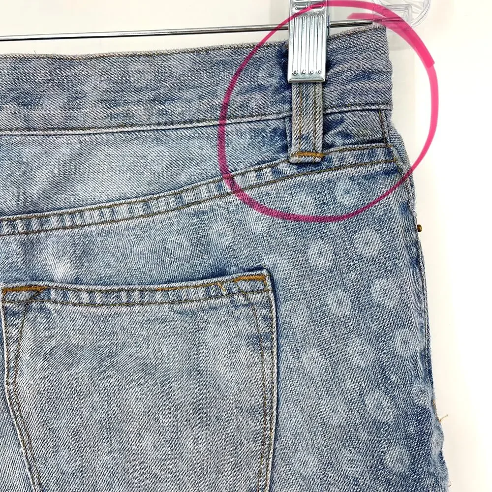 J.Crew Indigo Denim Jean Shorts Rolled Hem Size 26‎